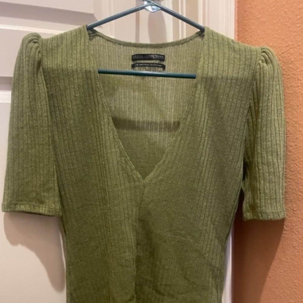 Urban Outfitters Green Blouse